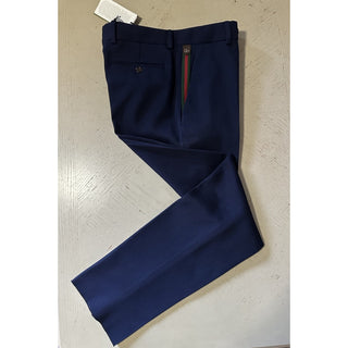 Gucci Men Dress Pants Navy 32 US/48 Eu New $1200