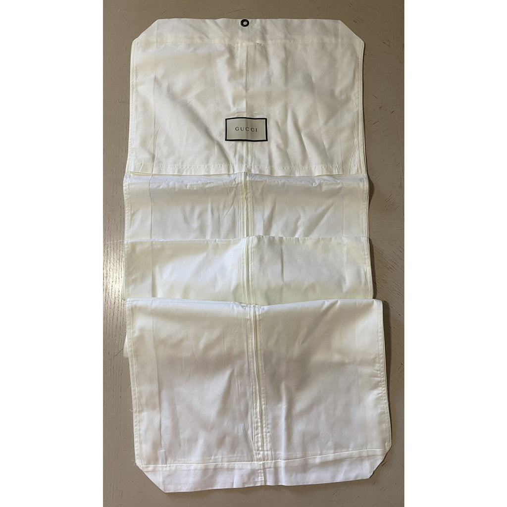 Brand New Gucci Garment Suit, Any Clothing Unisex White Bag
