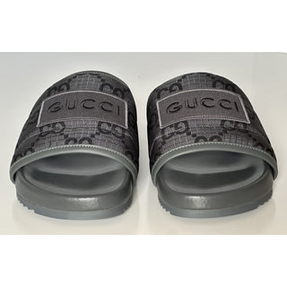 Copied - Gucci Men’s Ripstop GG Gray/Black Sandals 10.5 US (Gucci 10) 771466 NIB