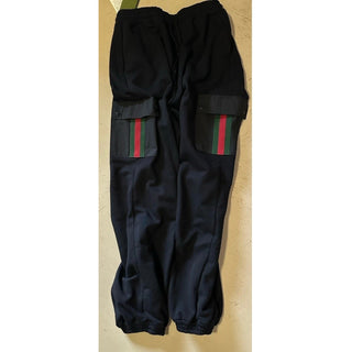 Gucci Men’s Cargo Cotton Jersey Sweatpants Black Size 2XL Italy 752189 NWT $1650
