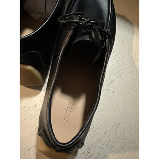 New $760 Bottega Venetta Men Leather Driver Loafers Shoes Black 8 US/41 Eu