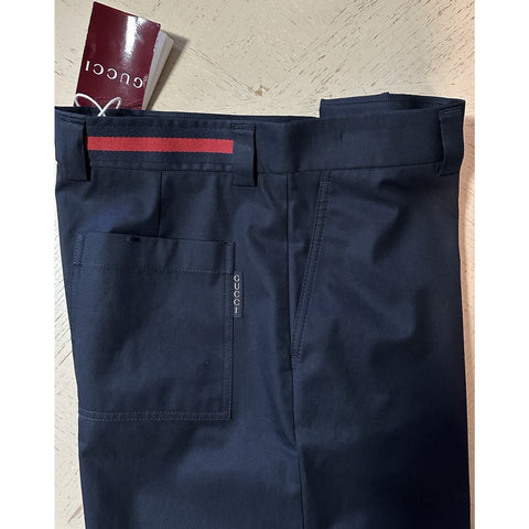 NWT $1130 Gucci Men Short Pants Navy Size 34 US/50 Eu