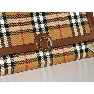 Burberry Millie Check Shoulder Crossbody Bag Antique Brown 8121488 IT NWT $1850