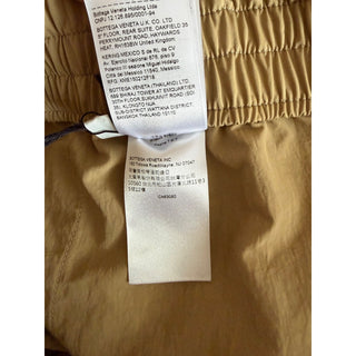 Bottega Veneta Nylon Pants Sesame Size 40 US (56 Euro) 679432 Italy NWT $1000