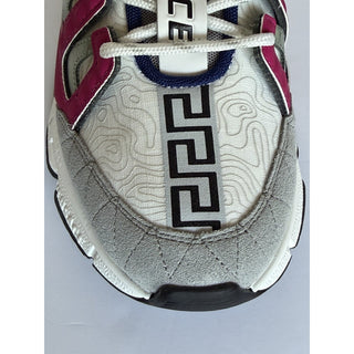 Versace Men's Trigreca Barocco Sneakers White 9.5 US (42.5 Eu) IT DSU8094 IT NIB
