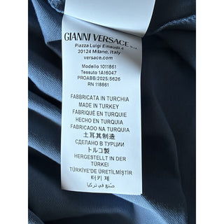 Versace Medusa Greca Logo T-Shirt Blue Men 2XL 1011861 1A16047 NWT