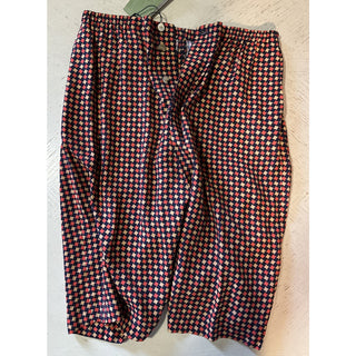 NWT $1280 Gucci Men Drawstring Gucci Print Short Pants Blue/Red/Mul 40 US/56 Eu