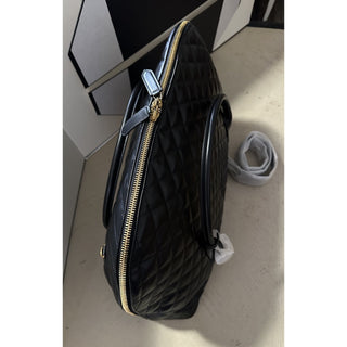 New $4900 Saint Laurent YSL Print TRAVEL BAG IN QUILTED LEATHER Black 736009
