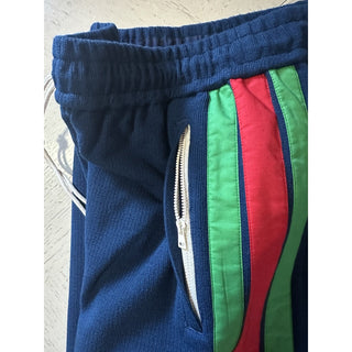 NWT $1350 Gucci Men Short Pants Blue/Multiclor Size L