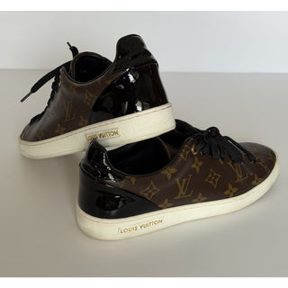 Louis Vuitton Women’s Monogram Frontrow Brown Sneakers Size 8.5 US (38.5 Eu) IT