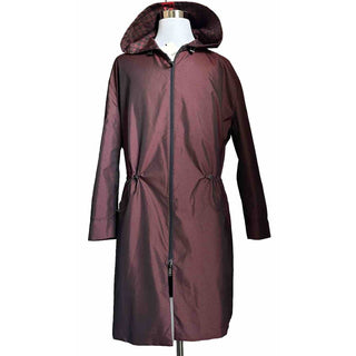 New $3290 Fendi Men’s Reversible Parka Coat Black/Red Size 40 US/50 Eu Italy