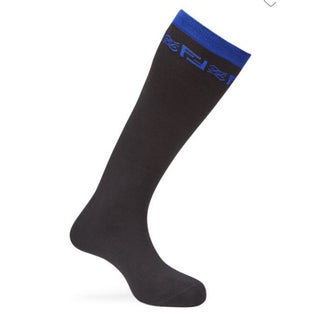 NWT $260 Fendi FF Logo Karligraphy Socks Black Size M Italy