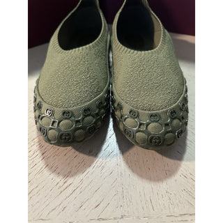 New Gucci GG Logo Sponge Sock Slip On Sneakers Green Size 42 Eu/9 US
