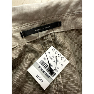 NWT $1580 Gucci Mens Sport Coat Blazer Ivory 40R US/50R Eu Italy