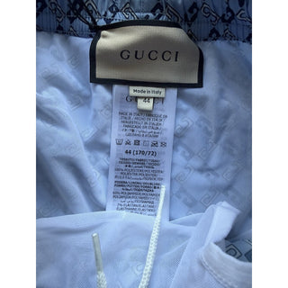 Gucci Surfer G Logo Swim Shorts Blue Men 28 US (44 Euro) 742955 XHAH8 4734 NWT