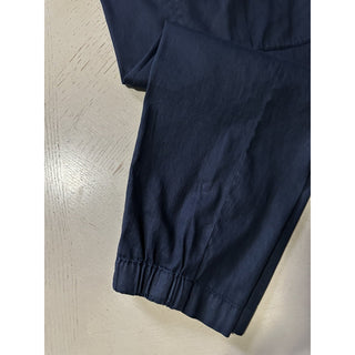 NWT $875 Giorgio Armani Men Linen/Cotton Jogging Cargo Pants Navy 36 US/52 Eu