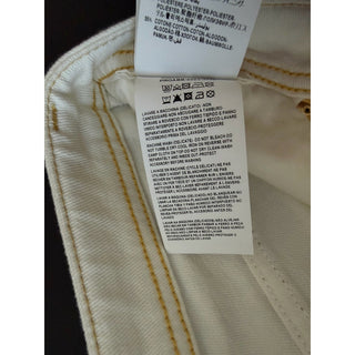 Versace Women's Medusa Denim WhiteJeans Size 25 US A89556S NWT $850