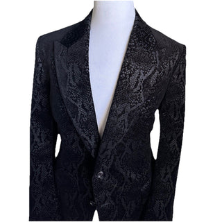 NWT $7250 TOM FORD Men Velvet Sport Coat Jacket Blazer Black 46 US/56 Eu Swit
