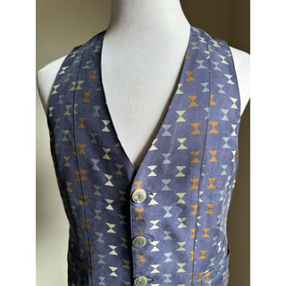 New $1495 Giorgio Armani Men Gilet Vest Blue 40 US ( 50 Eu ) Italy