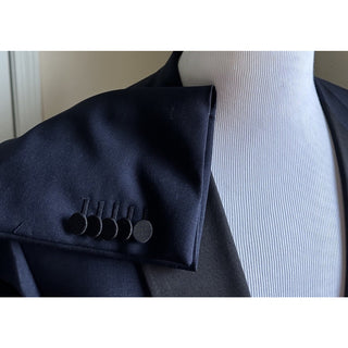 NWT $4800 Gucci Men’s Tuxedo Suit Blue Size 46R US/56R Eu Italy