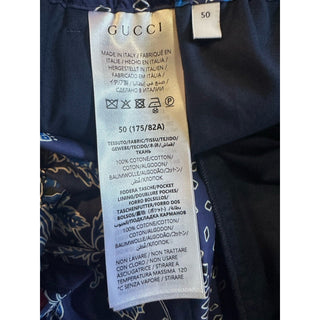 NWT $1150 Gucci Men Short Pants Blue Size 34 US/50 Eu