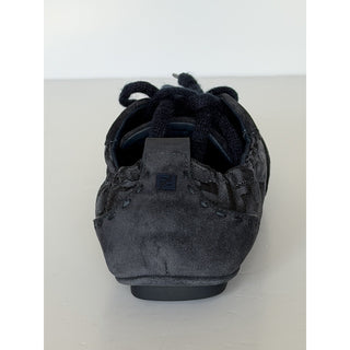 Fendi Fit FF Jacquard Suede Sneakers Blue Men 10 US (9 Fendi) IT 7E1842 NIB $950