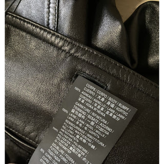 New $4990 Saint Laurent Men’s Leather Jacket Coat Black 36 US/46 Eu Italy
