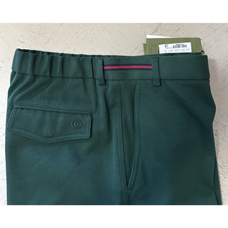NWT $1100 Gucci Men Drawstring Short Pants Green Size 32 US/48 Eu Italy