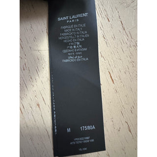 NWT $990 Saint Laurent Men Drawstring Short Pants Black Size M