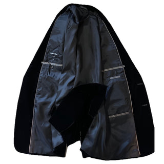 Giorgio Armani Men Velvet Sport Coat Jacket Blazer Black 38 US/48 Eu NWT $2395