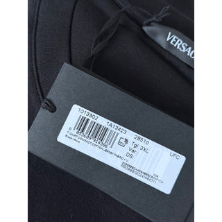 Versace Men’s Logo Compact Cotton Jersey T-Shirt Black 3XL 1013302 NWT $750