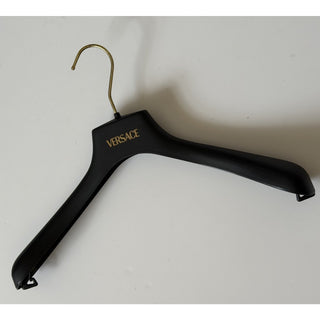 VERSACE Gray Plastic Jacket/Pants/Skirt Hanger with Gold Hardware 15x5.7x2
