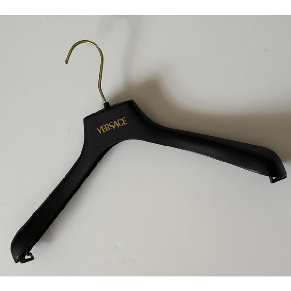 VERSACE Gray Plastic Jacket/Pants/Skirt Hanger with Gold Hardware 15x5.7x2