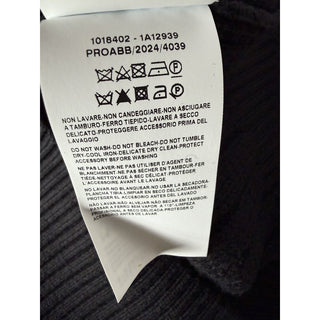 Versace Medusa Embroidered Knit Sweater Black 54 US (64 Eu) 1018402 IT NWT $1620