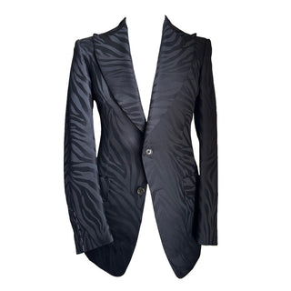 NWT $8720 TOM FORD Men Atticus Sport Coat Jacket Blazer Black/Gray 40R US/50R Eu