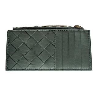 Bottega Veneta Men's Intrecciato Leather Card Case Slate 691379 Italy NIB $520