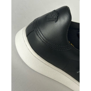 Versace Medusa Men's Black Leather Sneakers 13.5 US (46.5 Euro) 1016936 NIB