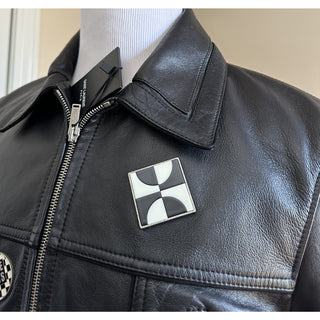 New $5490 Saint Laurent Men’s Leather Jacket Coat Black 40 US/52 Eu Italy