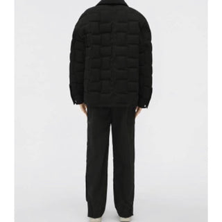 New $4000 Bottega Veneta Men Oversized Jacket Coat Color Black Size M Italy