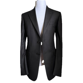 NWT $3900 Gucci Men London Suit Black 44R US/54R Eu Switzerland
