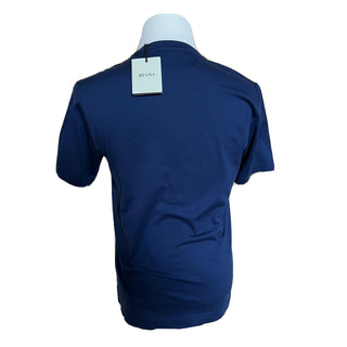 NWT $325 ZZEGNA Crewneck Blue T-Shirt Small ZZF630