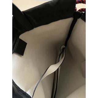 New Gucci GG Monogram Leather Backpack Bag Tan/Black 523586 Italy