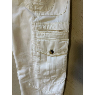 $1390 Brunello Cucinelli Men Cargo Pants Cream 36 US