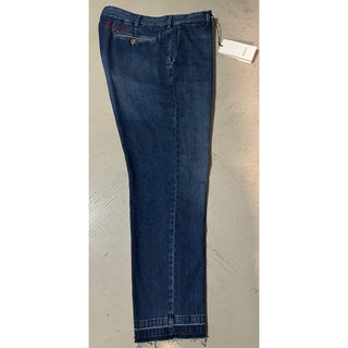 New $1380 Gucci Men’s Washed Cotton/Linen Jeans Pants Blue 36 US Italy