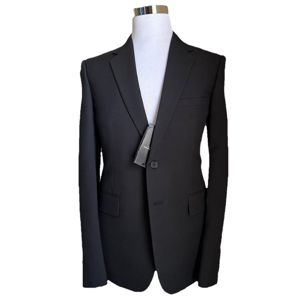Saint Laurent Men’s Satin Jacket Blazer Black 40R US/50R Eu New $2900