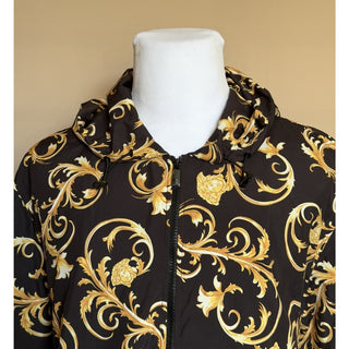 Versace Men's Blouson Medusa Jacket Black/Gold 48 US (58 Euro) 1021686 NWT $1550