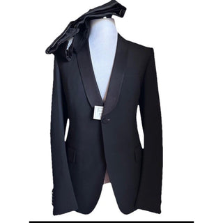 NWT $4880 Gucci Men’s Tuxedo Suit Black Size 42R US/52R Eu Italy