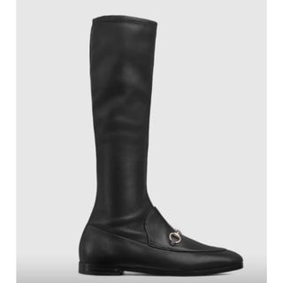 NIB Gucci Women Jordaan knee-high boots Black Size 6 US/36 Eu 827860