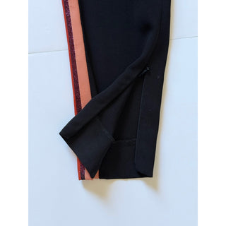 Gucci Women’s Tailored Trousers Black Pink Red Stripe Pants 4 US (40 IT)