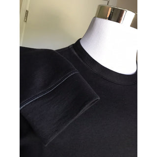 New $1195 Giorgio Armani Mens Crewneck Sweater Navy/Blue S US ( 46 Eu ) Italy